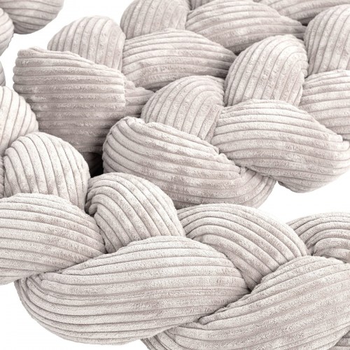 Pletený mantinel / ochrana do postieľky - vrkoč 1,5m - Corduroy Estetic
