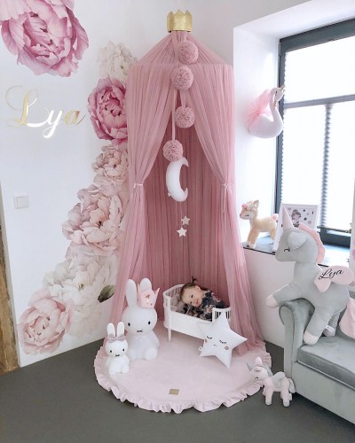 Hracia detská podložka MeowBaby® s volánom Ø 110 cm