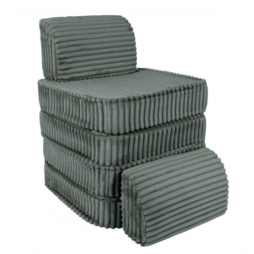 Rozkladacia variabilná pohovka SOFA BASIC Churros hard - pohovka pre deti s hrubým dezénom / lehátko pre deti - 120 cm