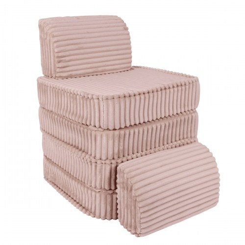 Rozkladacia variabilná pohovka SOFA BASIC Churros hard - pohovka pre deti s hrubým dezénom / lehátko pre deti - 120 cm