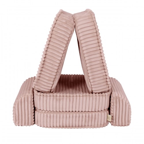 Rozkladacia variabilná pohovka SOFA BASIC Churros hard - pohovka pre deti s hrubým dezénom / lehátko pre deti - 120 cm