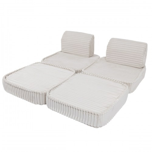 Rozkladacia variabilná pohovka SOFA BASIC Churros hard - pohovka pre deti s hrubým dezénom / lehátko pre deti - 120 cm