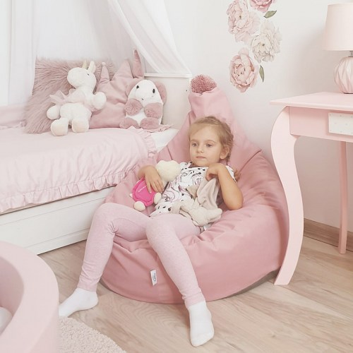 Sedací vak / puf s ozdobným brmbolcom kolekcia VELVET