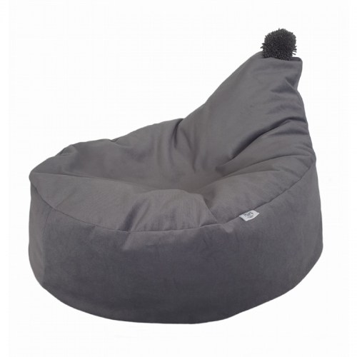 Sedací vak / puf s ozdobným brmbolcom kolekcia VELVET