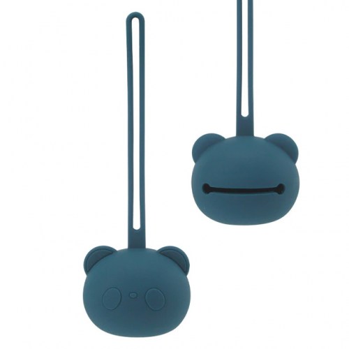 Silikónové púzdro na cumlík PANDA. Obal na dudlíky BPA Free