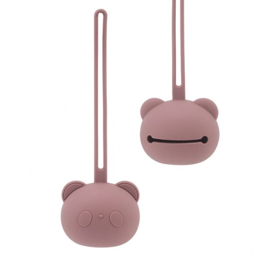 Silikónové púzdro na cumlík PANDA. Obal na dudlíky BPA Free
