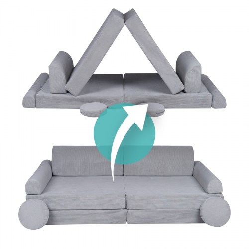 Veľký skladací penový bunker / detské ihrisko / pohovka - SOFA premium