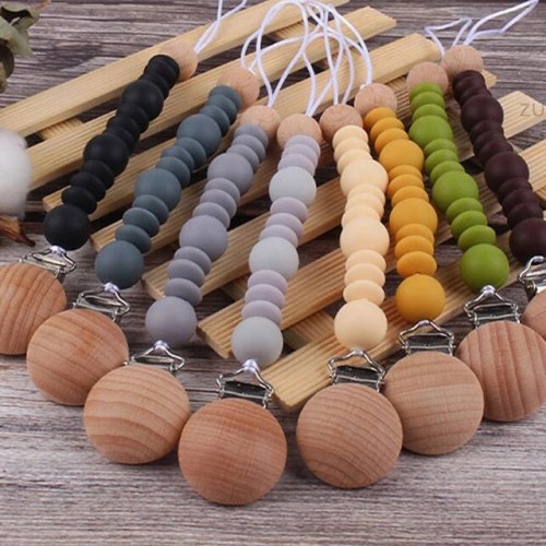 Klip / retiazka na cumlík SOFT / SILKY
