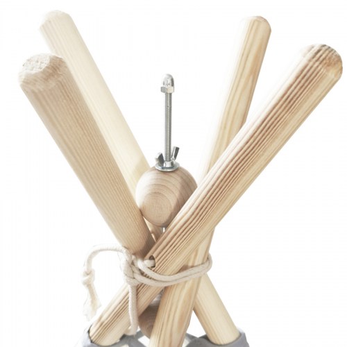 stabilizátor stanu, fixácia típí, fixátor teepee stanu