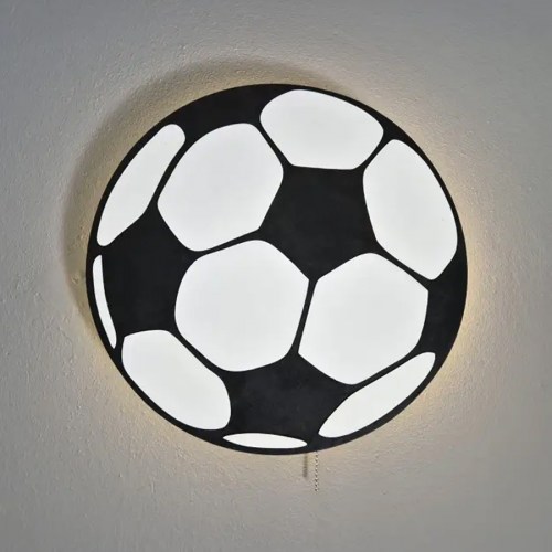 Detské LED svetielko do izby / lampička na stenu - futbalová lopta