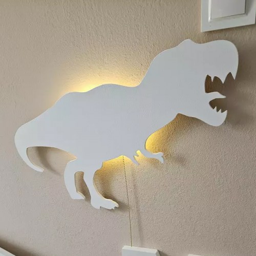 Detské svetielko do izby / lampička na stenu - DINO T-REX