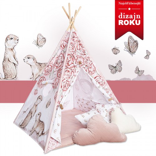 Típí stan pre deti EXCLUSIVE set - PIVONKY / krajina snov
