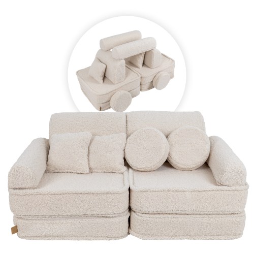 Variabilná pohovka / bunker - SOFA PLUS Corduroy Estetic - 120 cm