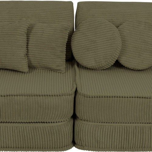 Variabilná pohovka / bunker - SOFA PLUS Corduroy Estetic - 120 cm