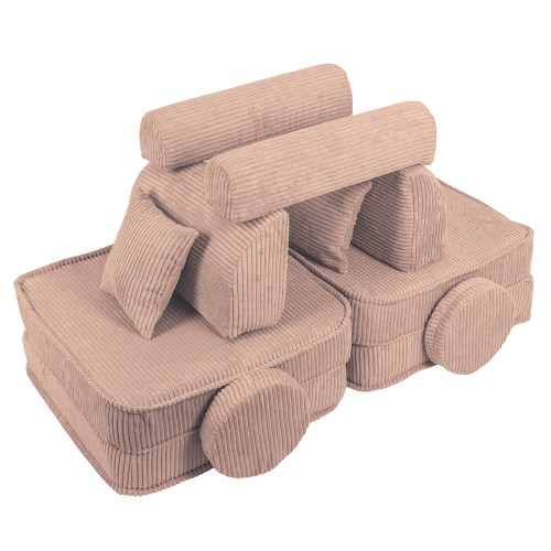 Variabilná pohovka / bunker - SOFA PLUS Corduroy Estetic - 120 cm