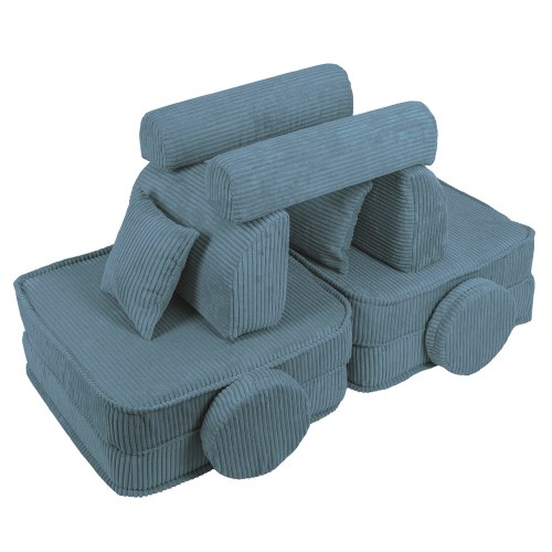 Variabilná pohovka / bunker - SOFA PLUS Corduroy Estetic - 120 cm