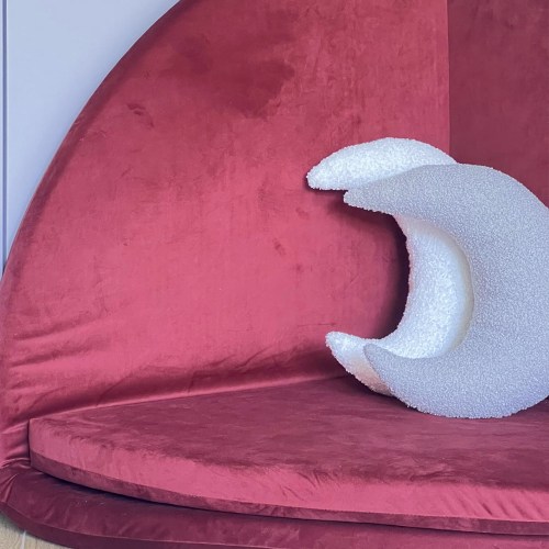 Skladacia hracia podložka - ajaBaby Ø 130 cm BOHO ŠTÝL VELVET