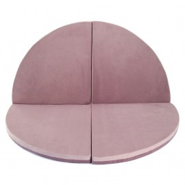 Skladacia hracia podložka - ajaBaby Ø 130 cm BOHO ŠTÝL VELVET