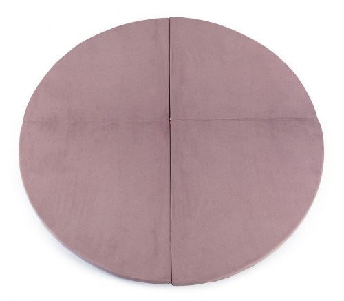 Skladacia hracia podložka - ajaBaby Ø 130 cm BOHO ŠTÝL VELVET