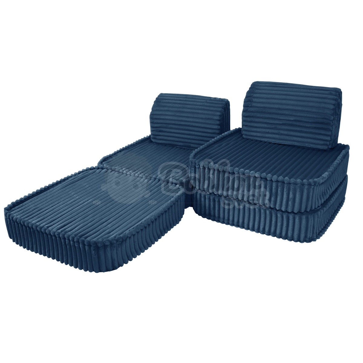 Variabilná pohovka SOFA BASIC CHURROS hard - Midnight BLUE 120 cm