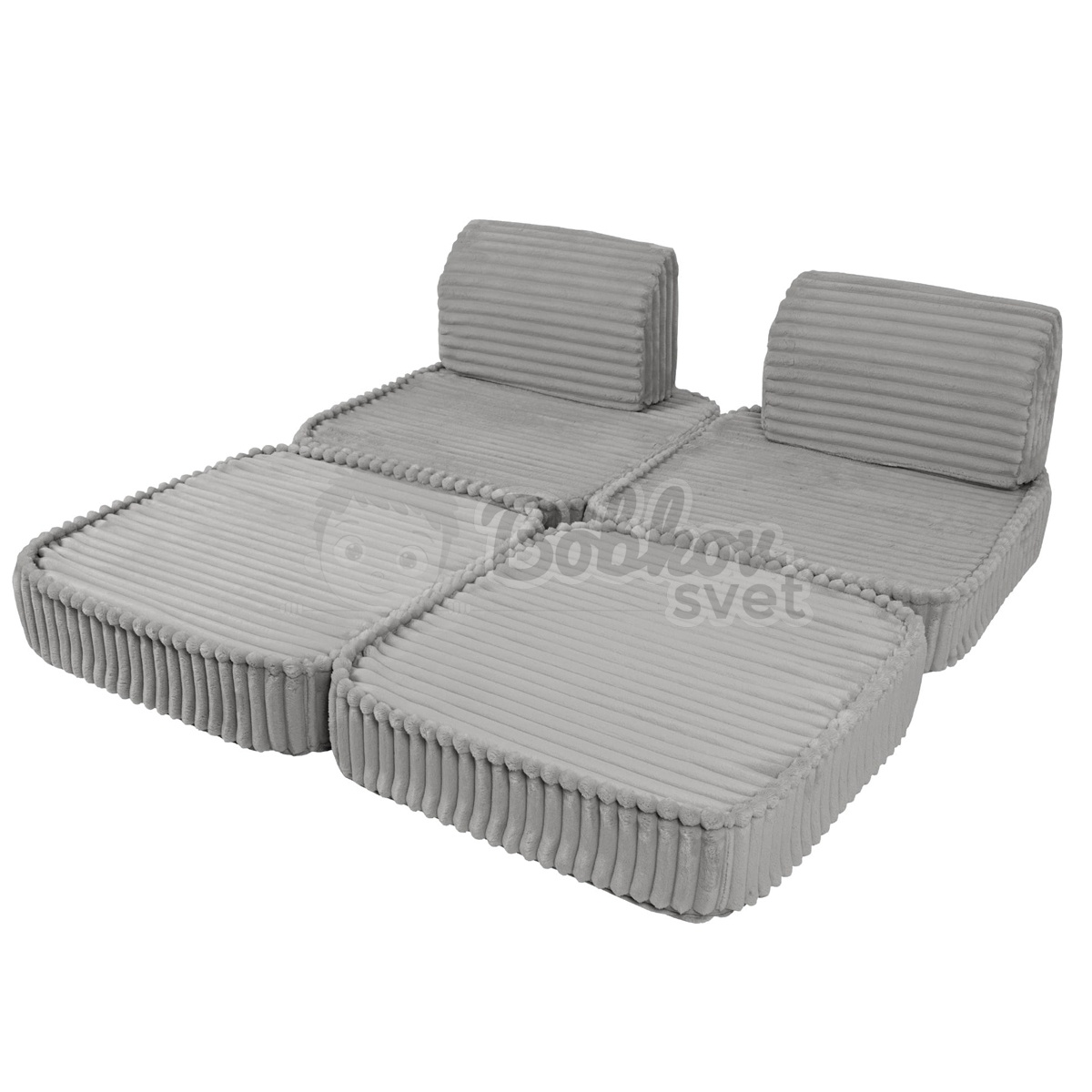 Variabilná pohovka SOFA BASIC CHURROS hard - GRAY 120 cm