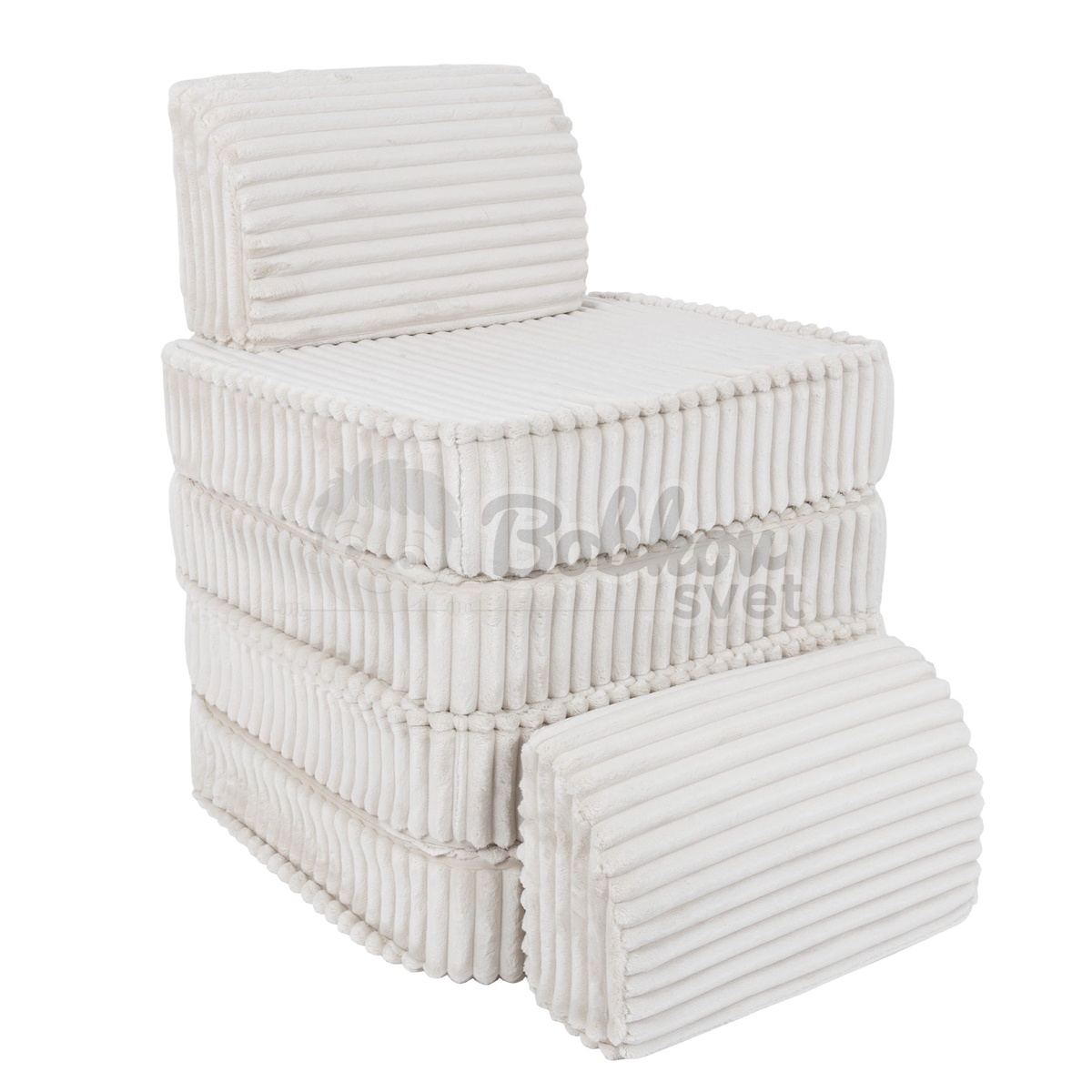 Variabilná pohovka SOFA BASIC CHURROS hard - WHITE 120 cm