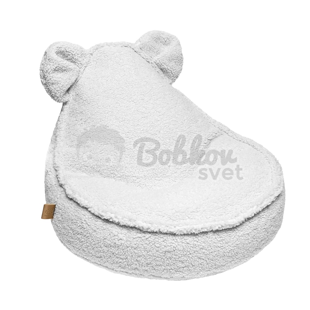 Sedací vak pre deti TEDDY Bearly - WHITE