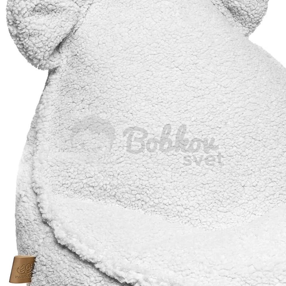 Sedací vak pre deti TEDDY Bearly - WHITE