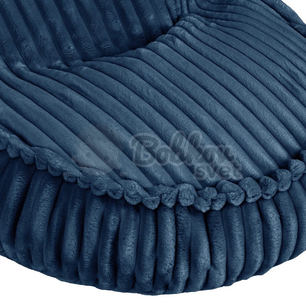 Sedací vak pre deti TEDDY CHURROS hard - Midnight BLUE