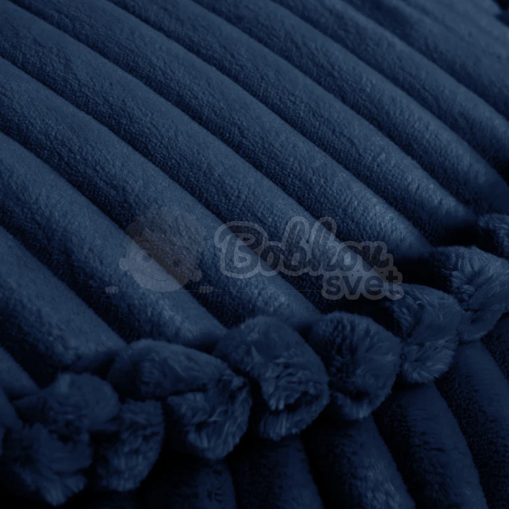 Sedací vak pre deti TEDDY CHURROS hard - Midnight BLUE