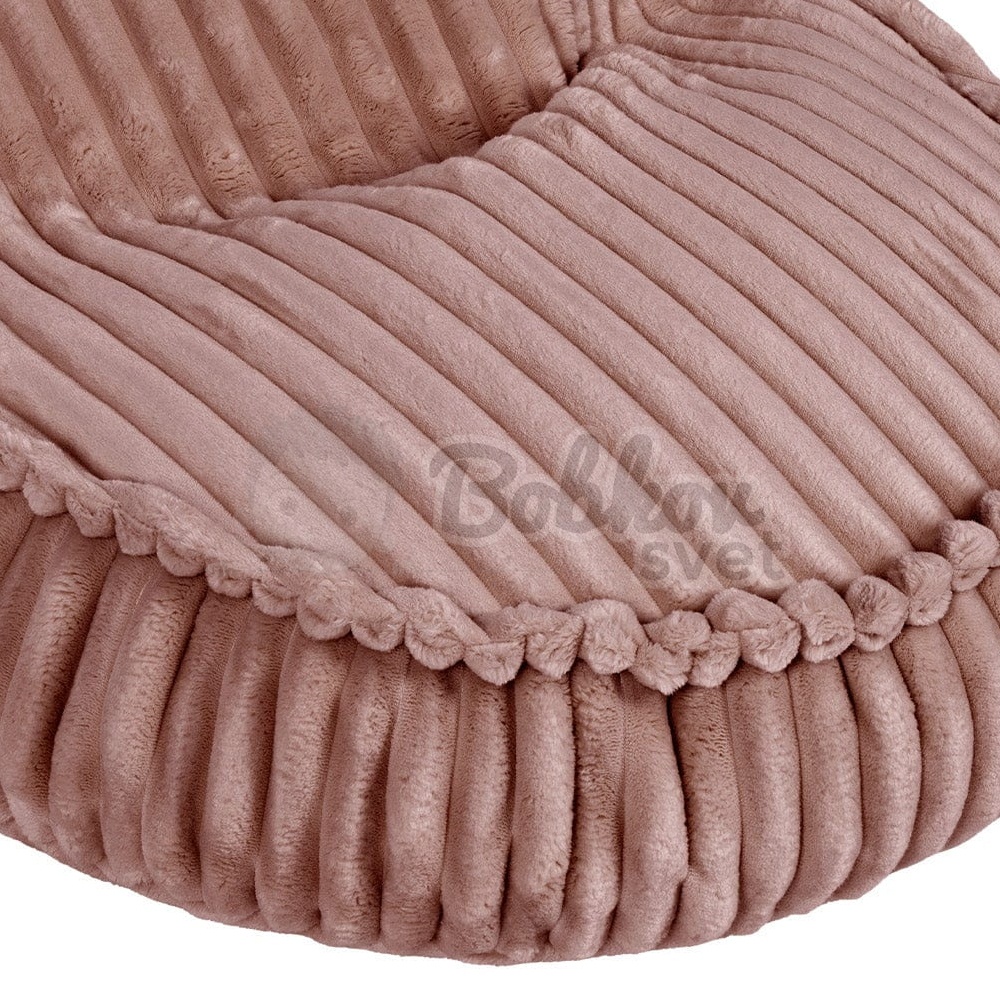 Sedací vak pre deti TEDDY CHURROS hard - Ruby PINK