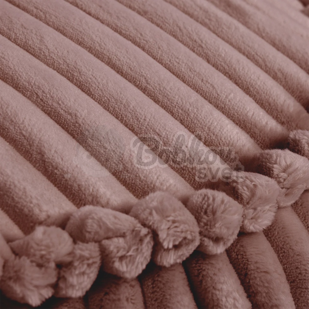 Sedací vak pre deti TEDDY CHURROS hard - Ruby PINK