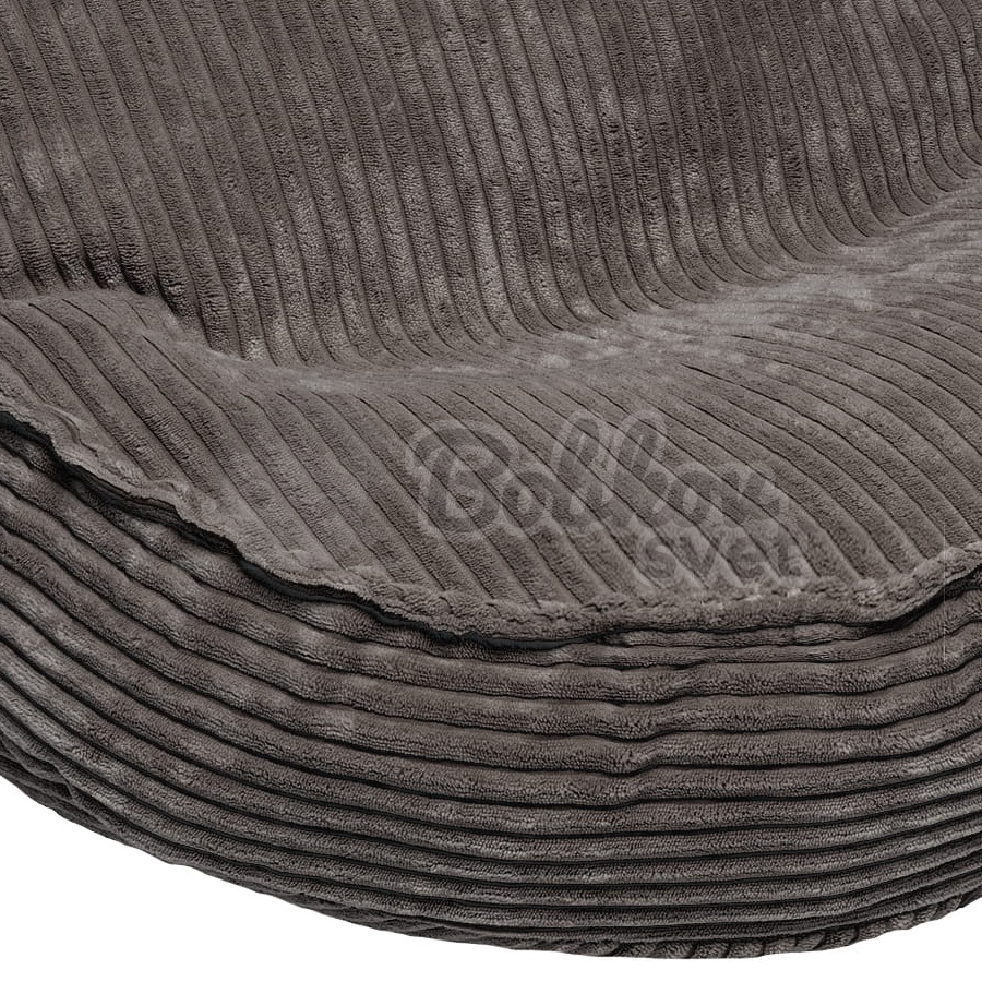 Sedací vak pre deti TEDDY Corduroy Estetic - BROWN