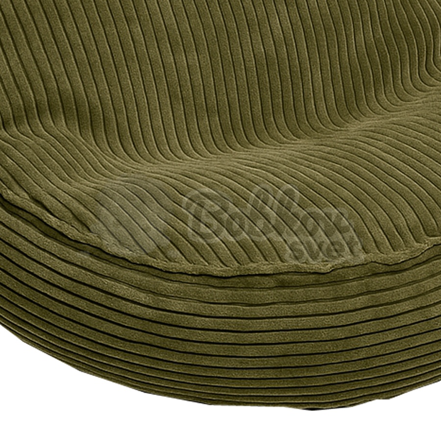 Sedací vak pre deti TEDDY Corduroy Estetic - KHAKI