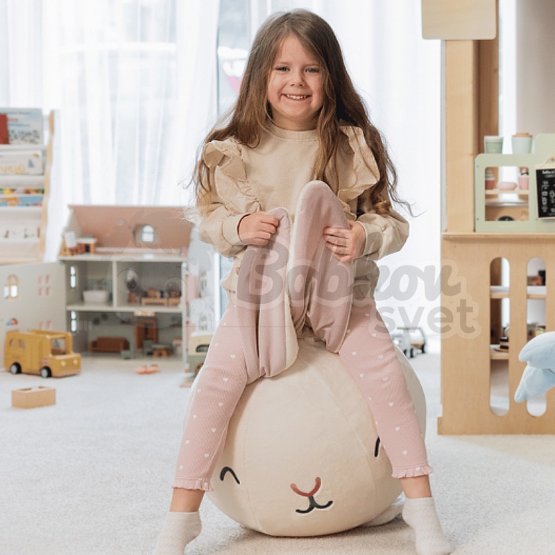 Voňavá skákacia lopta s poťahom - JUMPER sladký Bunny