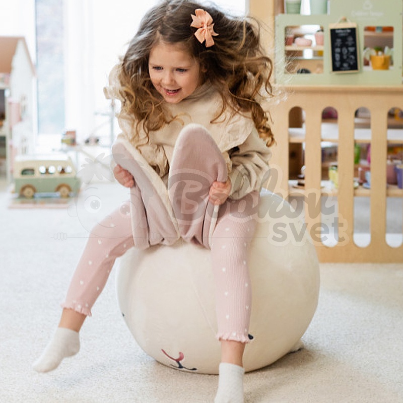 Voňavá skákacia lopta s poťahom - JUMPER sladký Bunny