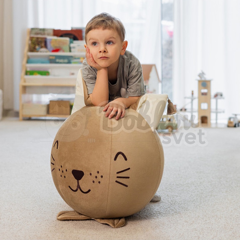 Voňavá skákacia lopta s poťahom - JUMPER Rys Lynx