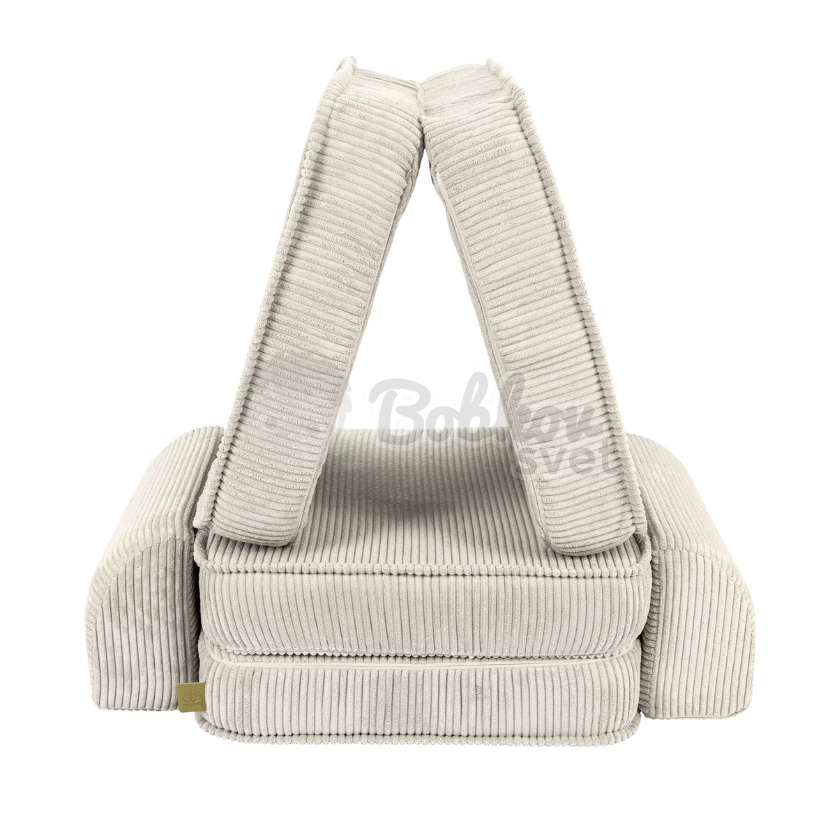 Variabilná pohovka / bunker - SOFA BASIC Corduroy Estetic - ECRU 120 cm