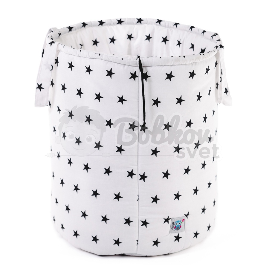 Teepee stan pre deti set s príslušenstvom - čierne guličky s pompoms