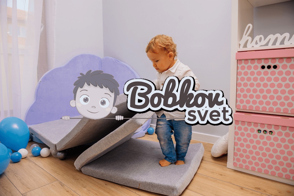 Detská podložka na hranie MeowBaby® 120 x 120 cm štvorec - svetlosivá