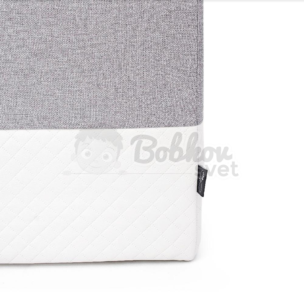 XXL štvorcový suchý bazénik 120x120 s loptičkami až 500 ks - ECO bledo sivý