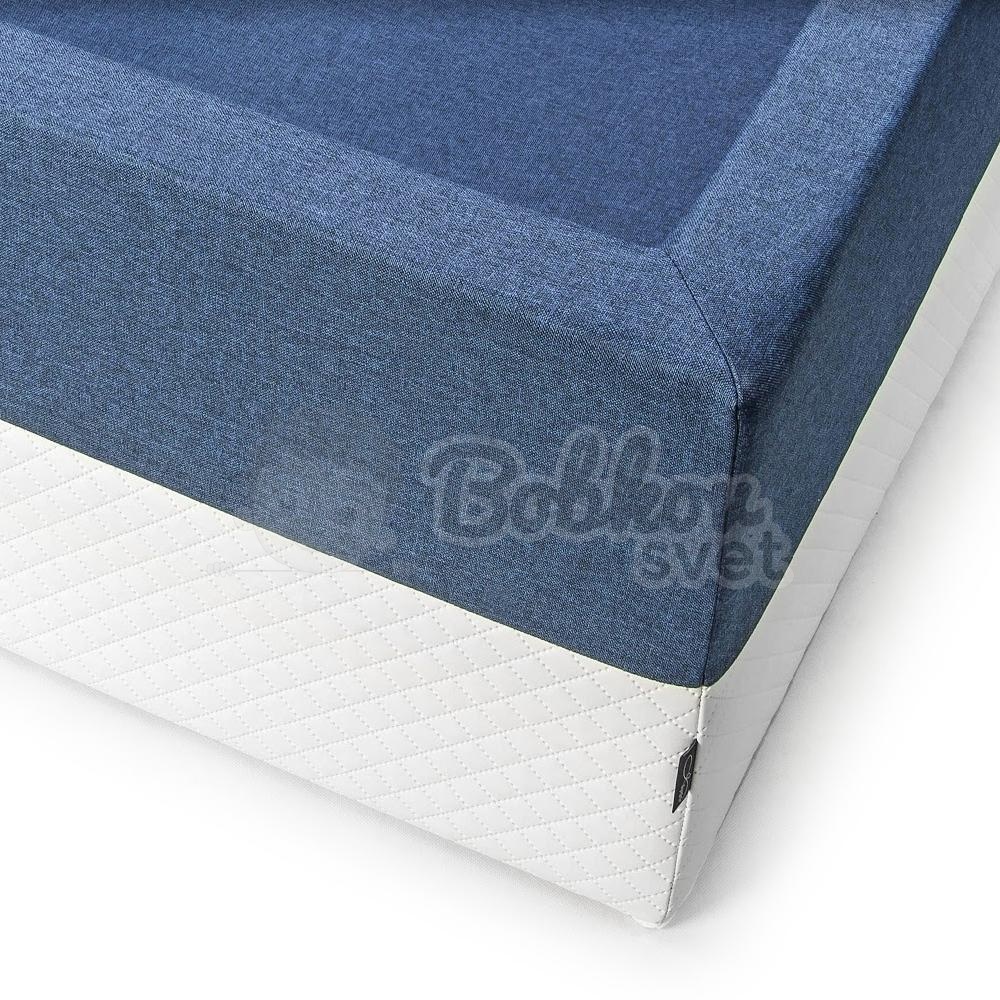 XXL štvorcový suchý bazénik 120x120 s loptičkami až 500 ks - ECO navy blue