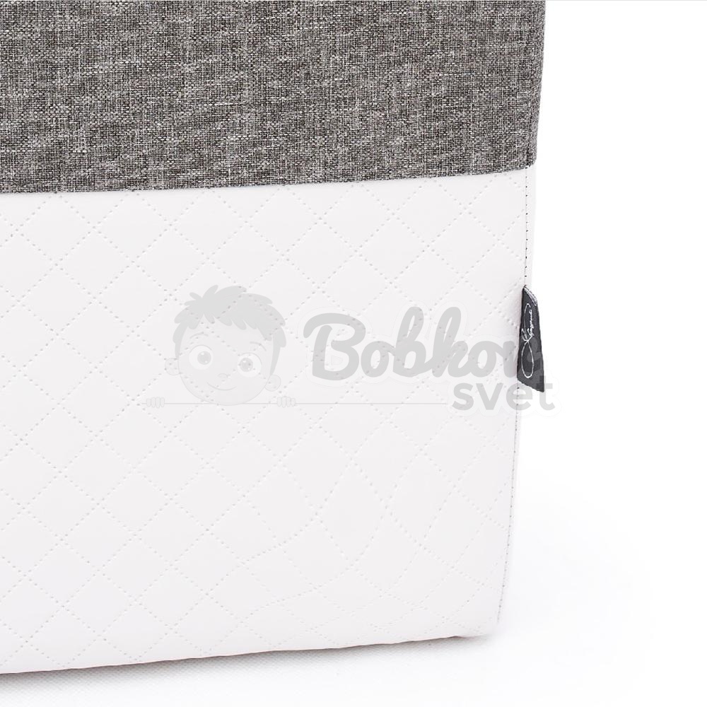 XXL štvorcový suchý bazénik 120x120 s loptičkami až 500 ks - ECO tmavo sivý