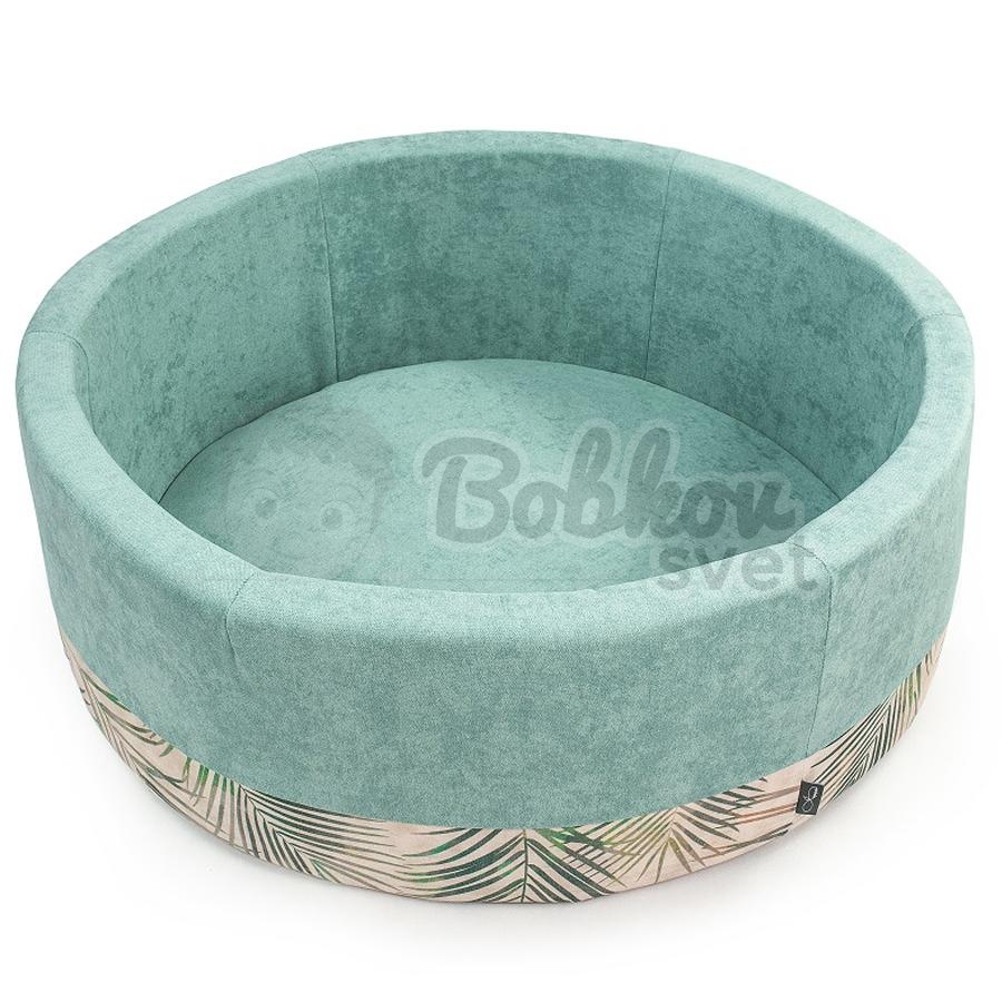 Suchý bazénik pre deti DOUX 90x30 cm s loptičkami 200 ks - mätový / PALMY