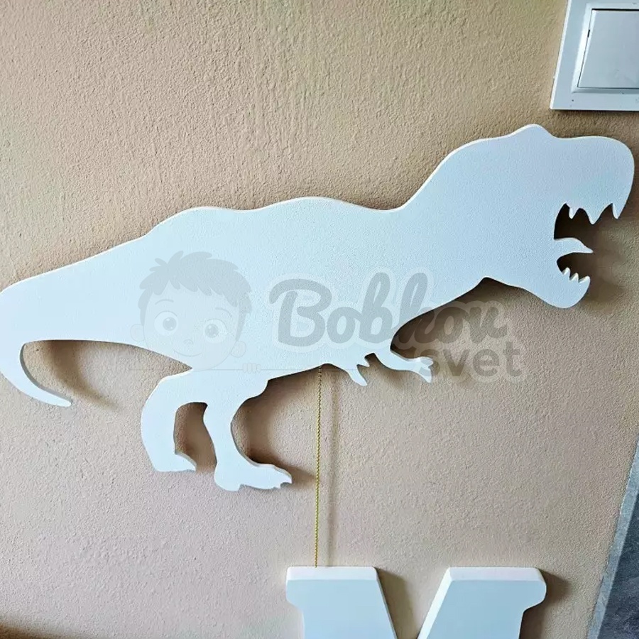 Detské LED svetielko do izby / lampička na stenu - DINO T-REX