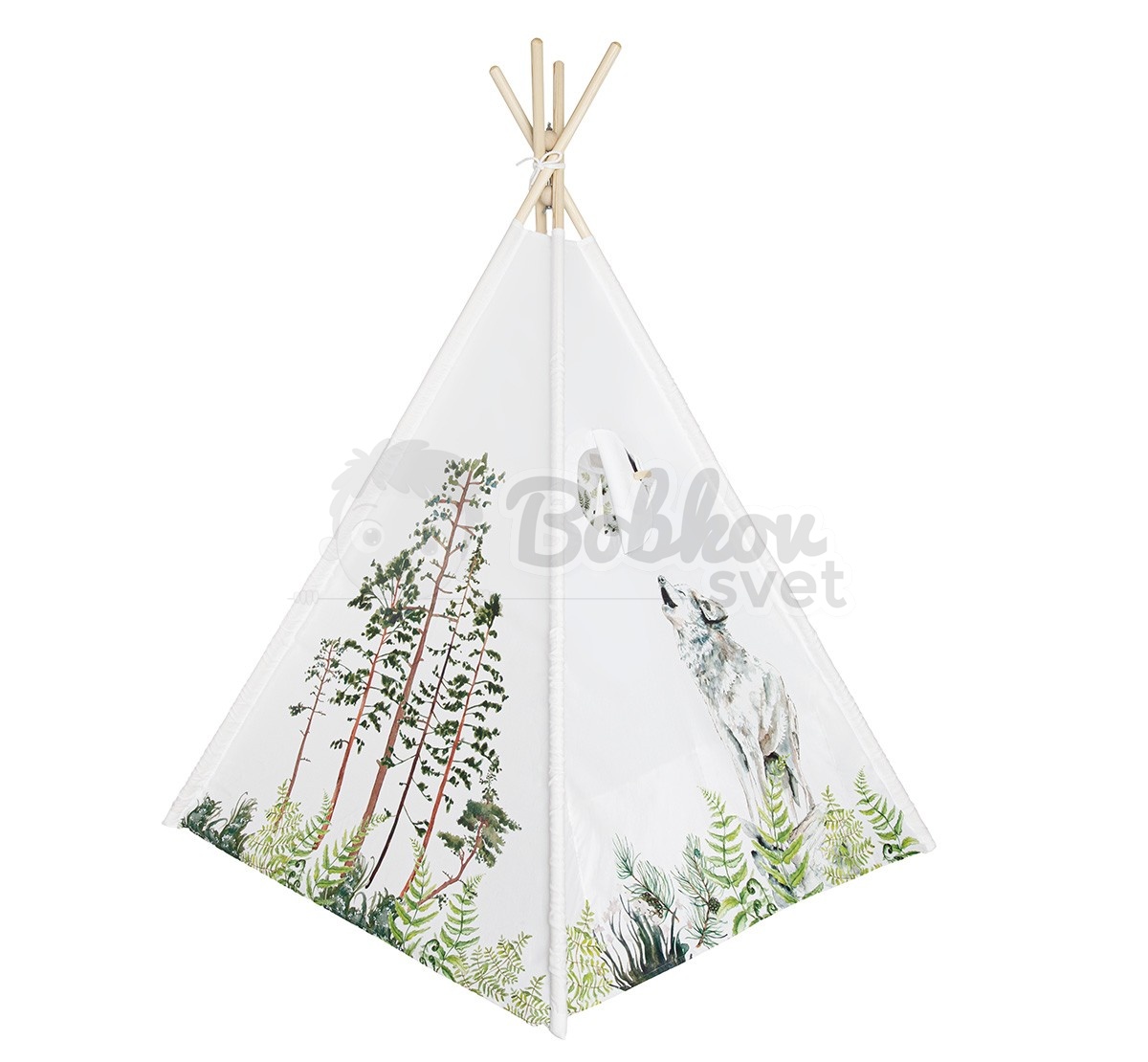 Típí stan pre deti EXCLUSIVE set - Forest WOLF / vlk