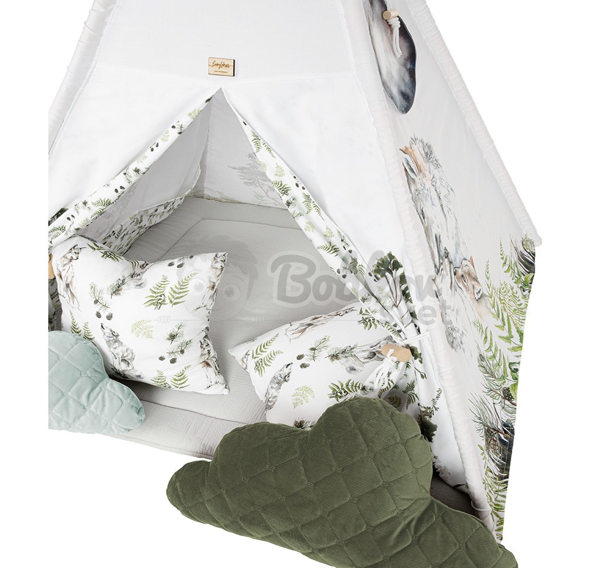 Típí stan pre deti EXCLUSIVE set - Forest WOLF / vlk