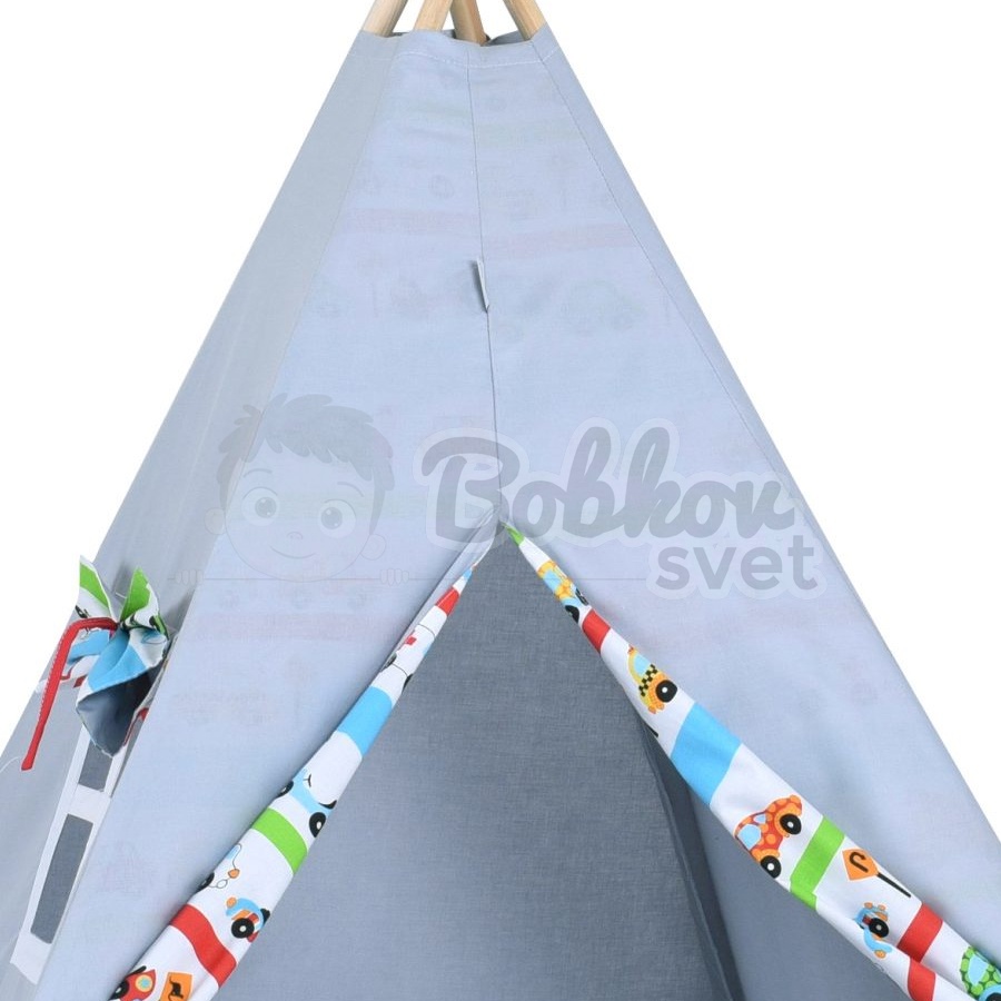 Teepee stan pre deti set 5 komponentov - AUTOVÁ RALLY