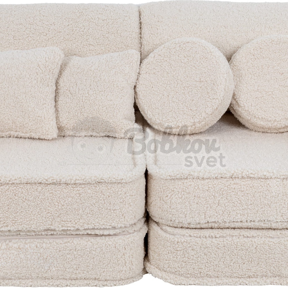Variabilná pohovka / bunker - SOFA PLUS BEARLY - cream 120 cm