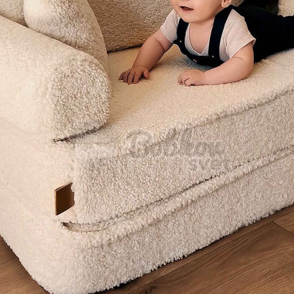 Variabilná pohovka / bunker - SOFA PLUS BEARLY - cream 120 cm